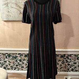 Multicolor Striped Women's Dress